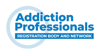 The Addiction Professionals logo representing the membership of our Resident Therapist at The Better ife Place Rehab in Thailand.