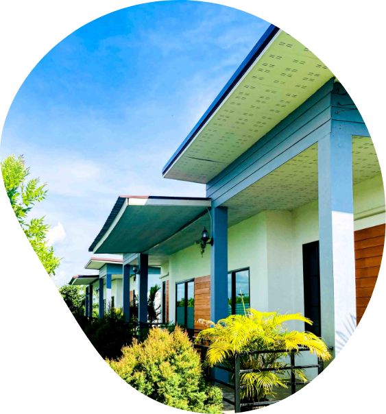 View of the modern and private villas at The Better Life Place Rehab in Thailand.