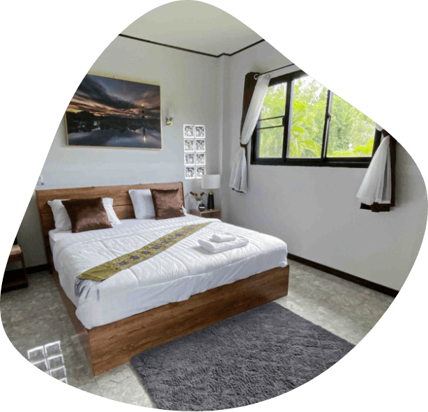 The luxurious and modern bedrooms at The Better Life Place Rehab in Thailand.