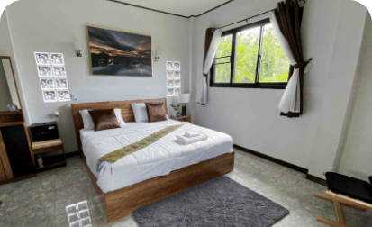 The luxurious, modern and comfortable bedrooms at The Better Life Place Rehab in Thailand.
