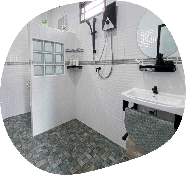 Clean and modern bathrooms at The Better Life Place Rehab in Thailand.