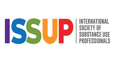 The ISSUP logo representing the membership of our Resident Therapist at The Better Life Place Rehab in Thailand.