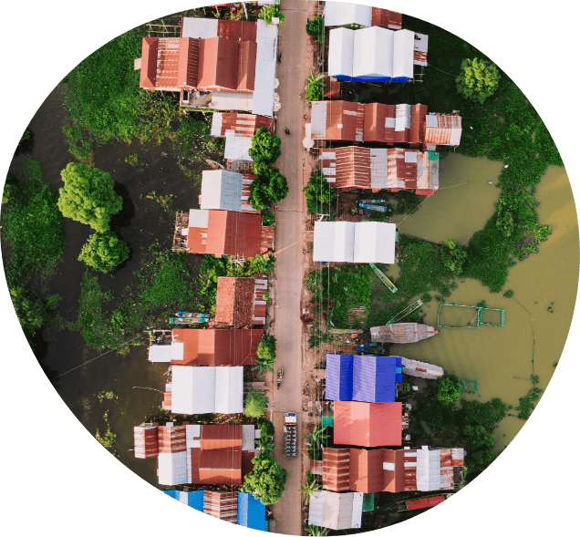 Example of the local village at The Better Life Place Rehab in Thailand.