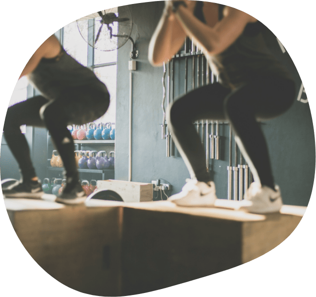 Aerobic, bodyweight training at The Better Life Place Rehab in Thailand.