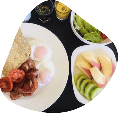 Image of healthy food for The Better Life Place Rehab in Thailand, an addiction and mental health rehab in Thailand, counselling retreat, healthy lifestyle for recovery and drug & alcohol addiction in Thailand.