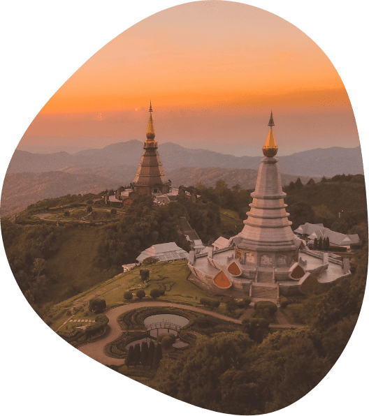 An example of Thai culture and temples near The Better Life Place Rehab in Thailand.