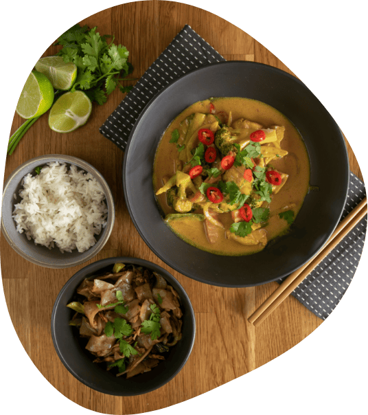 Example of the Thai cuisine served by our private chef at The Better Life Place Rehab in Thailand.