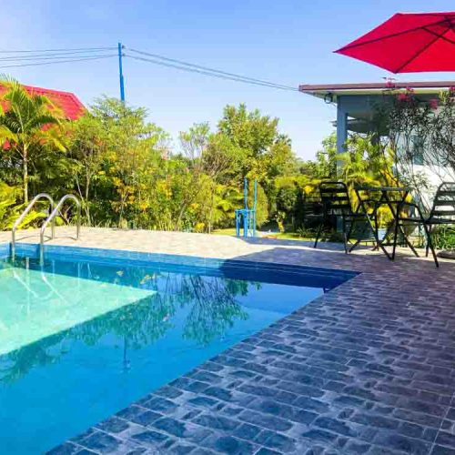 Stunning swimming pool at The Better Life Place Rehab in Thailand.