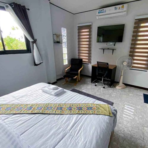 Luxurious bedroom at The Better Life Place Rehab in Thailand.