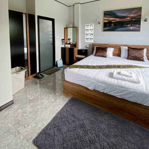 Luxurious bedroom at The Better Life Place Rehab in Thailand.