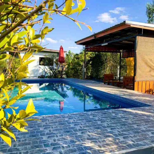 Beautiful swimming pool at The Better Life Place Rehab in Thailand.