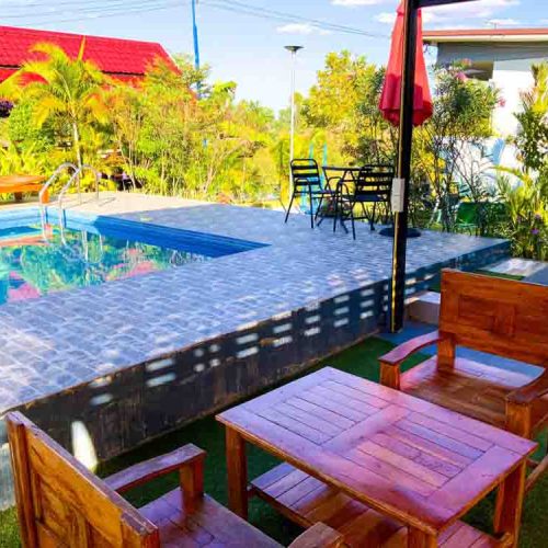 Seating at The Better Life Place Rehab in Thailand.