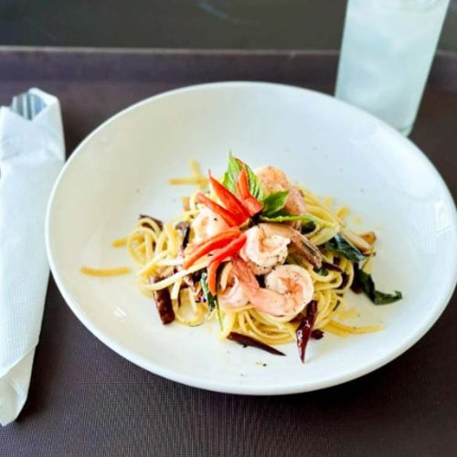 Delicious international cuisine at The Better Life Place Rehab in Thailand.