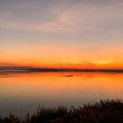 Beautiful sunset near The Better Life Place Rehab in Thailand.