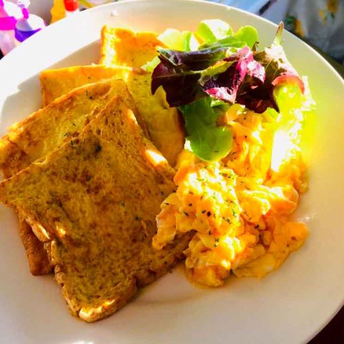 Delicious breakfast dining at The Better Life Place Rehab in Thailand.
